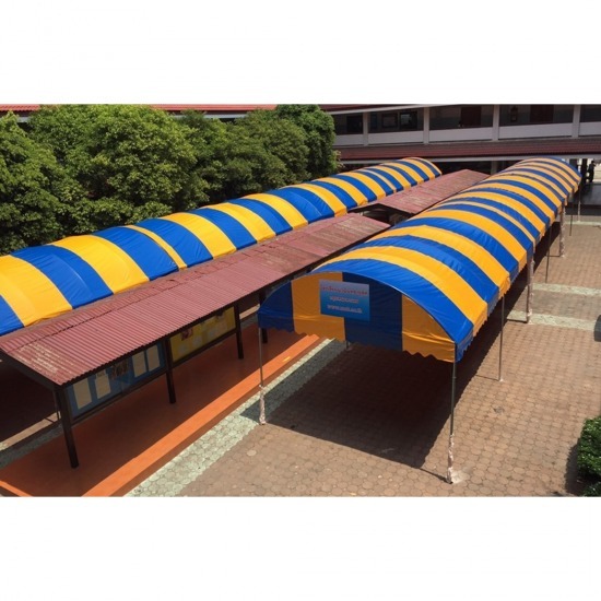 โรงงานผลิตเต็นท์ผ้าใบพร้อมติดตั้งกทม เต็นท์ทรงโค้งราคาถูก 