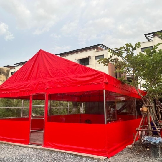 เต็นท์ผ้าใบราคาถูก สังเวียนเต็นท์ผ้าใบ - รับผลิตเต็นท์แดงเกาหลี